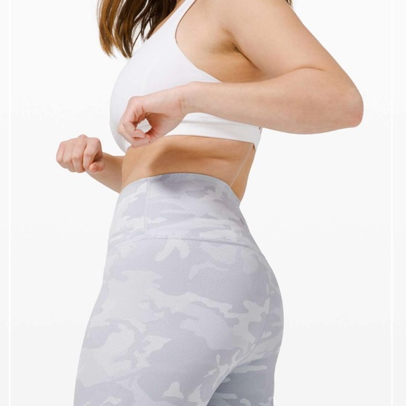 Lululemon Wunder Under HR 25” Luxtreme Leggings Camo White 8 - Picture 2 of 12